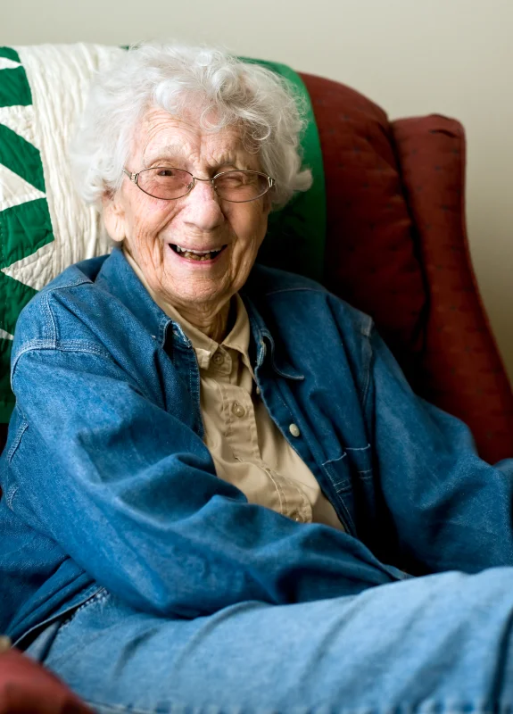 conroe tx memory care happy resident Happy memory care resident in Conroe Texas